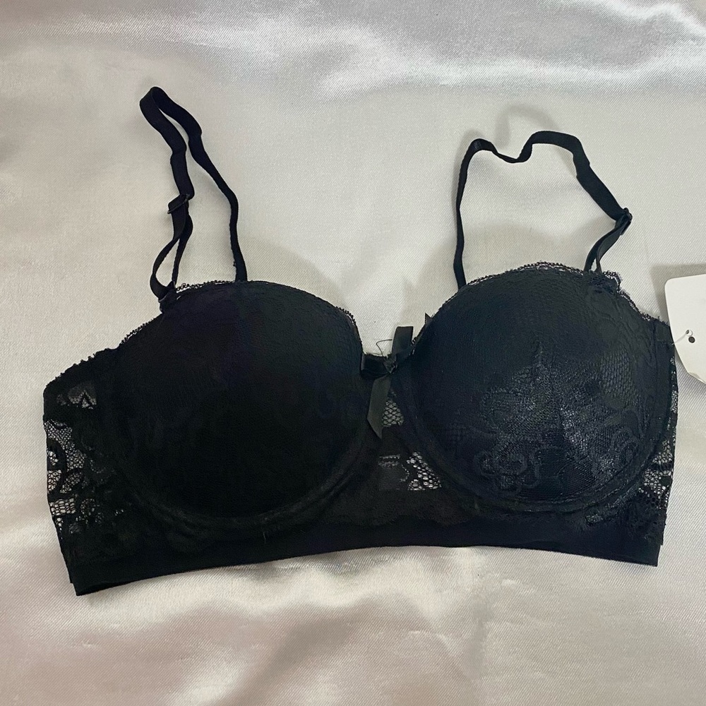 NEW Tracy bra wired 34B laced black